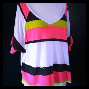 Fox Racing crop batwing Tee